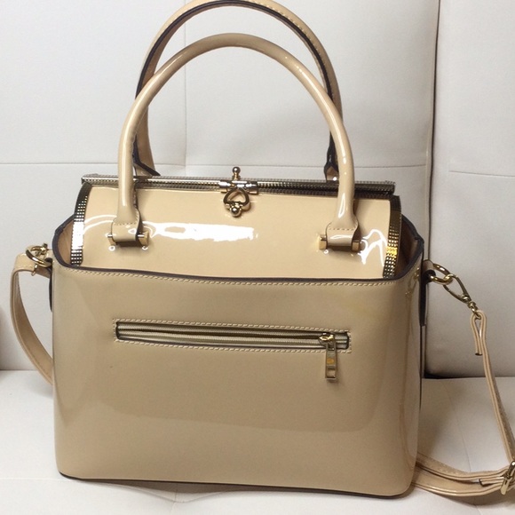 EUC Nude Minimalist Dress/Business Bag - Picture 3 of 16